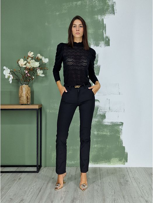 Elegantne hlače Lisa Crne