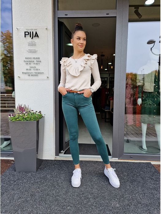 Hlače Sara Zelena