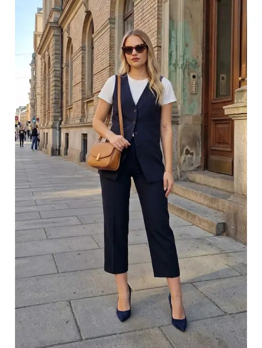 Komplet prsluk i hlače Sia