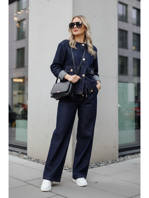 Komplet Star tamno plavi