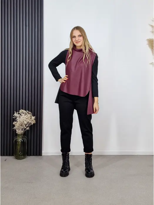 Prsluk eko koža Ina