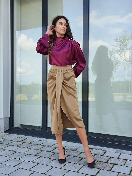 Suknja Silk