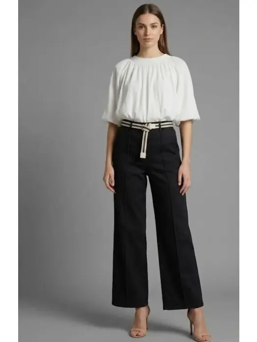 Traper hlače Look crne