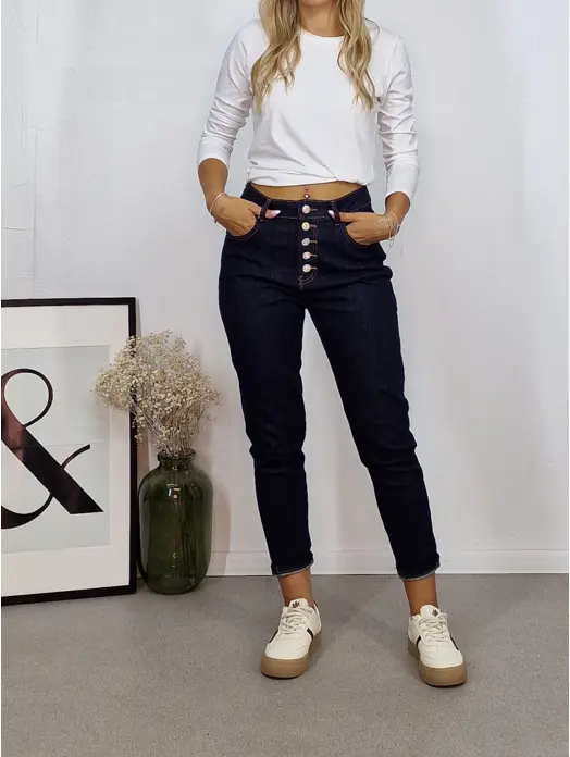 Traper hlače mom fit M7579
