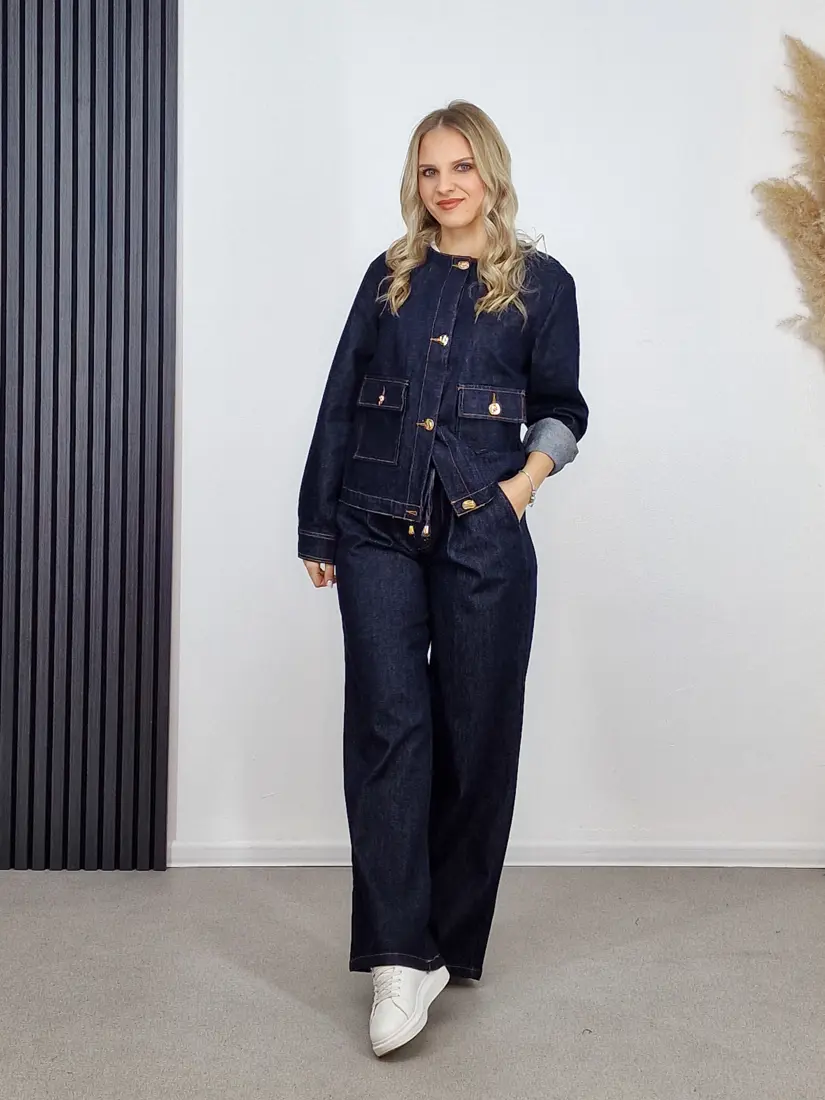 Komplet Star tamno plavi