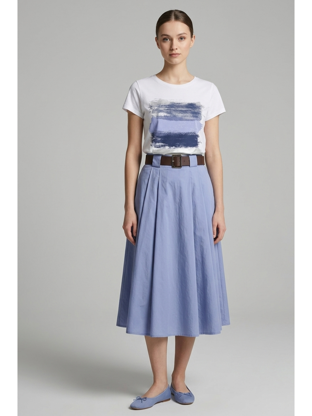 Suknja Lulu s remenom