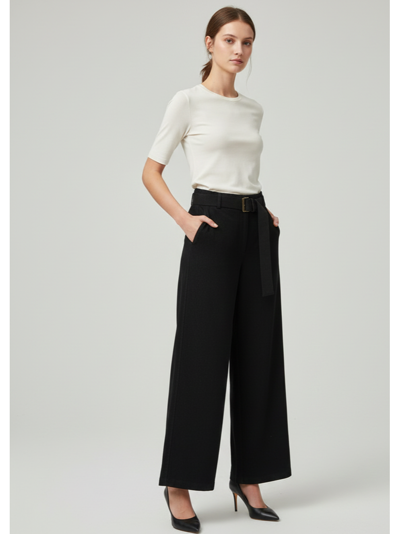 Traper hlače Sol crne